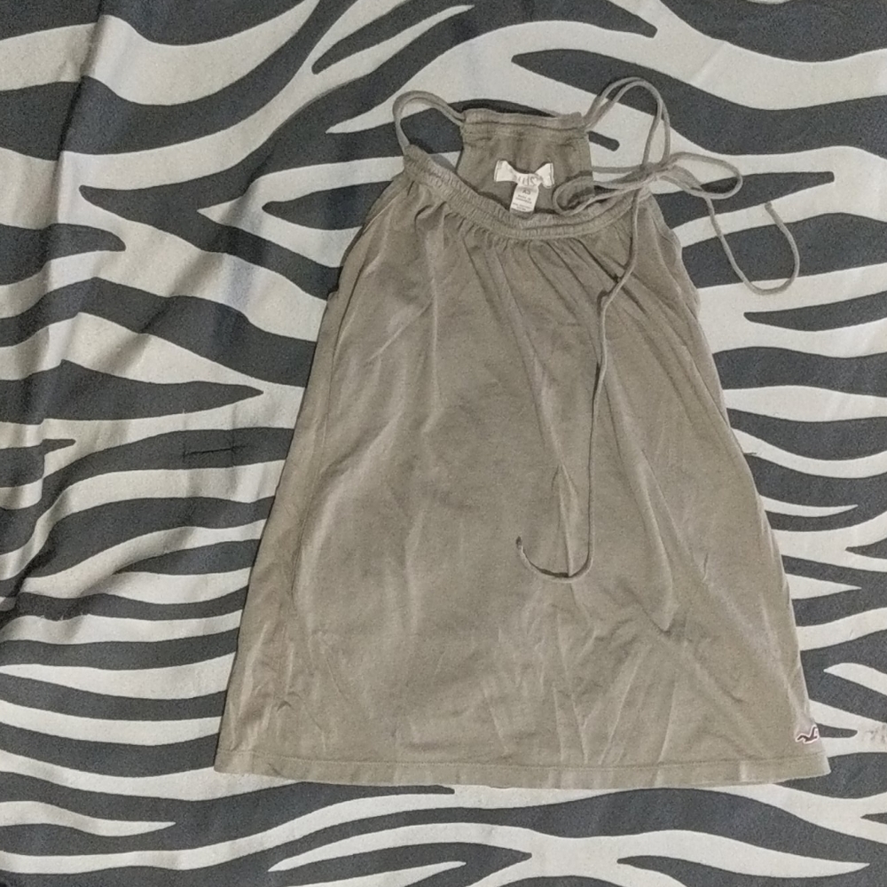 Olive green top